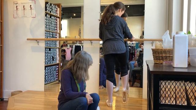 POINTE SHOES | Our ballerina gets her first pair of pointe shoes! смотреть онлайн