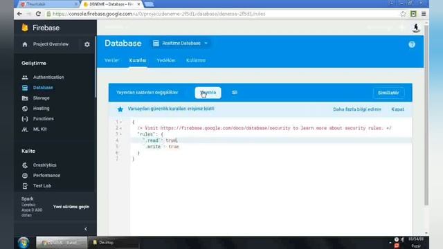 FİREBASE VERİ YÜKLEME ve VERİ İNDİRME NASIL YAPILIR / UPLOAD AND DOWNLOAD / kodular смотреть онлайн