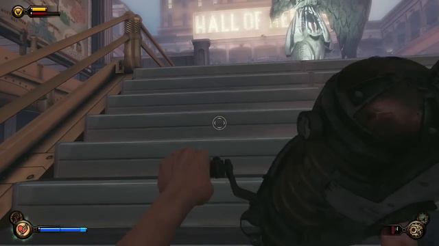 Bioshock Infinite ♠ Find the shock jockey at the hall of heroes part 2, unlocked all safes Hard Mod смотреть онлайн