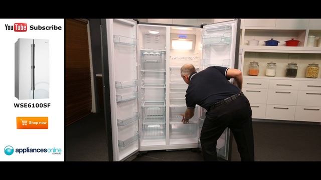 610L Westinghouse Side By Side Fridge WSE6100SF Reviewed by product expert - Appliances Online смотреть онлайн