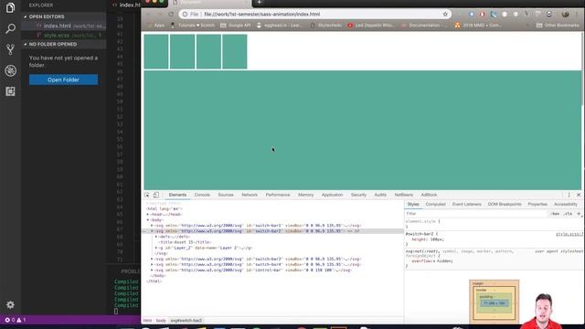 SVG, SCSS, Animations Ep. 07 | svg, color, switch, hover смотреть онлайн