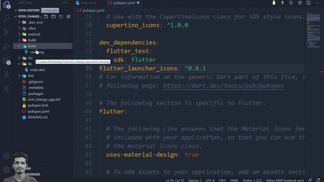 Flutter Launcher Icon Change | How to Change App Launcher Icon in Flutter смотреть онлайн