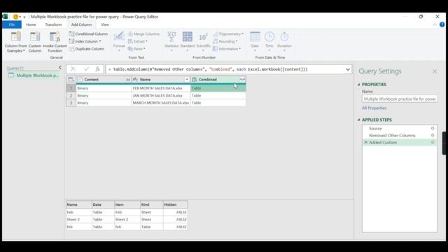 Combined 100 Excel File When Sheet Name is Different | Append Workbook at Once Using Power Query смотреть онлайн