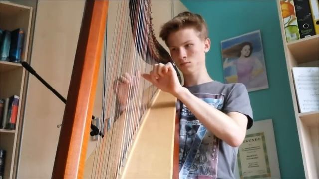 Skyrim - Secunda (Harp cover) смотреть онлайн