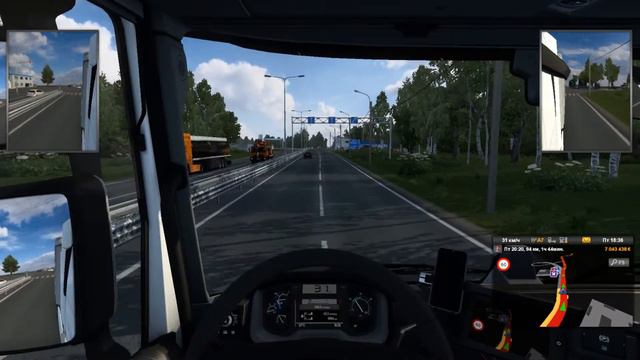 Euro Truck Simulator 2 v1.40 рейс по Кирову и Кировскую области Едем из Кирова в Советск смотреть онлайн