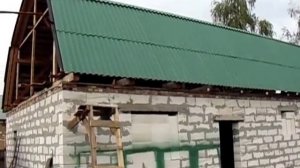 покраска шифера часть 3 кровля
