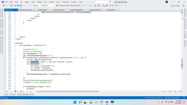 Checkbox Filter asp.net mvc| Applying Filters using Checkbox on Shop Page in ASP.Net MVC- Session 2 смотреть онлайн