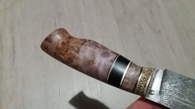 Нож из кованой стали 95Х18 с травлением смотреть онлайн