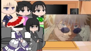 zoldyck family react to killua as gojo ll Gojo vs toji Fight scene ll part 2 ll gacha reaction