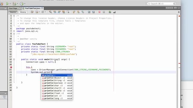 Database connection using Java on netbeans смотреть онлайн