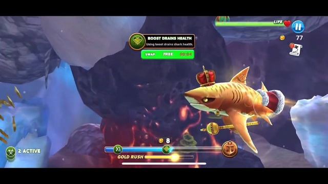 Tiger Shark at Gym?️♀️?️♀️! - Hungry Shark World смотреть онлайн