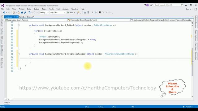 Show progress bar windows application winforms insert record смотреть онлайн