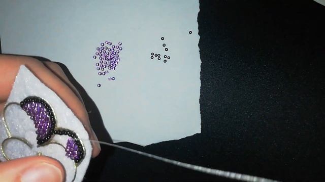 Handmade Jewellery | Flower brooch TUTORIAL Украшения из бисера |Брошь Анютины Глазки смотреть онлайн