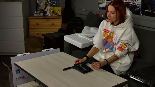 Распаковка графического планшета Huion Kamvas 22 смотреть онлайн