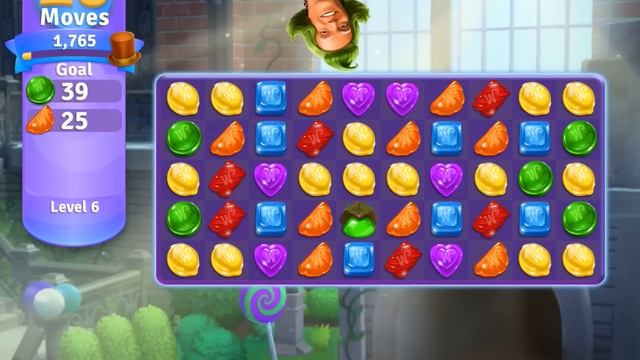 WONKA'S WORLD OF CANDY Android / IOS Gameplay Walkthrough Part 1 | Match 3 Decorating Game