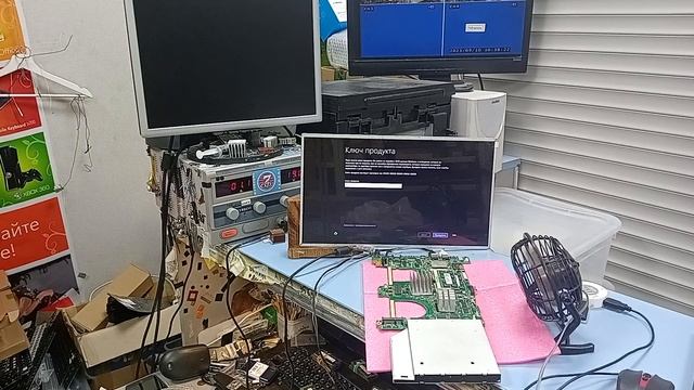 Проверка материнской платы ноутбука Asus G550JK i5-4200H смотреть онлайн