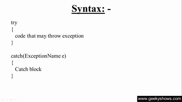 186. try and catch in Java Programming (Hindi) смотреть онлайн