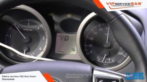 Работа системы ГБО BluePower. Газ на дизель (газодизель). Toyota LC Prado