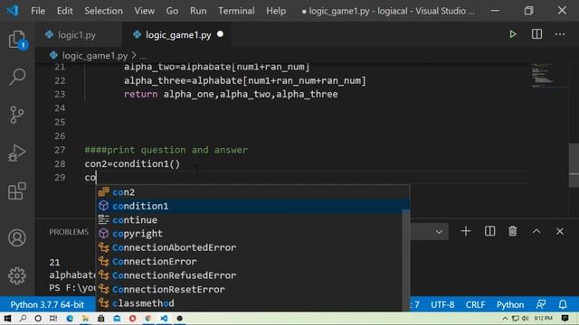 A simple logic game by python for beginners смотреть онлайн