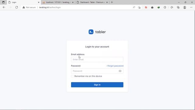 Build a Blog with Laravel [8,9] #8 - Login Page смотреть онлайн