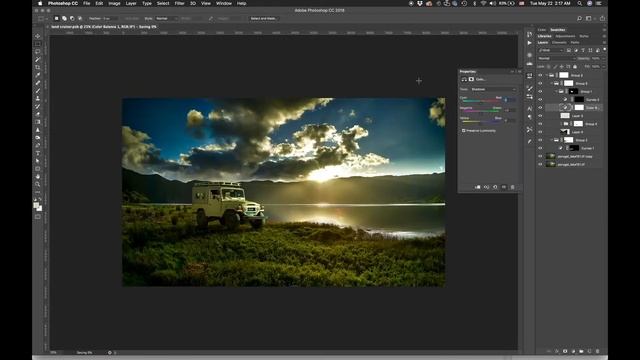 Landcruiser fj43 Photoshop composite смотреть онлайн