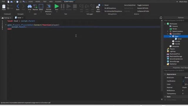 How to make a Tycoon Door in Roblox! (Roblox Studio Tutorial 2021) смотреть онлайн