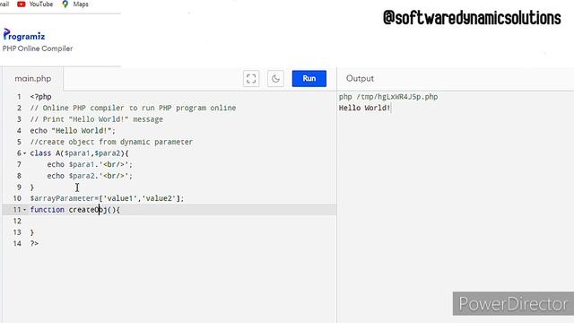 Php Create Class Object With Dynamic Parameter | Software Dynamic Solutions смотреть онлайн