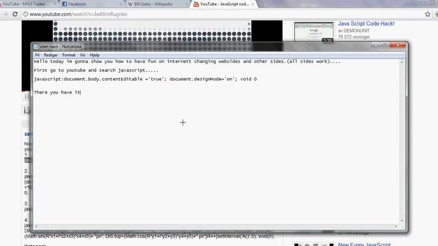 Javascript hack (link in description) смотреть онлайн
