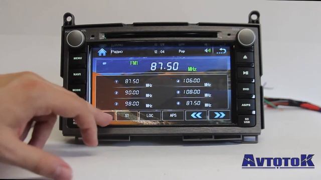 Штатная автомагнитола для Toyota Venza производства Chtechi смотреть онлайн