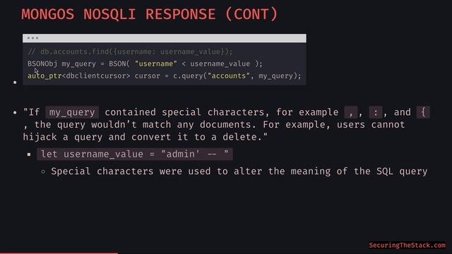 Ep. 14 - NoSQL Injection: From Beginner To BSON Injection смотреть онлайн