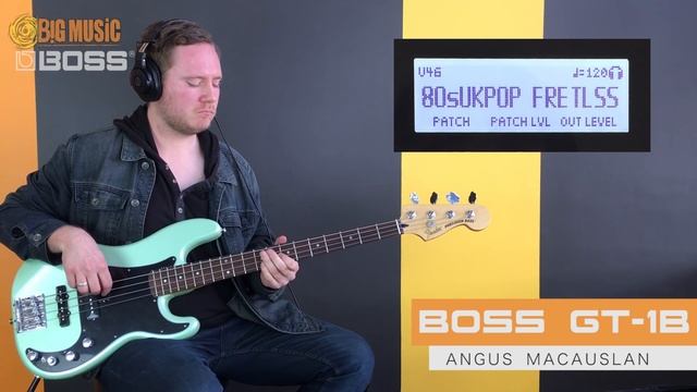 Boss GT-1B Bass Effects Processor смотреть онлайн