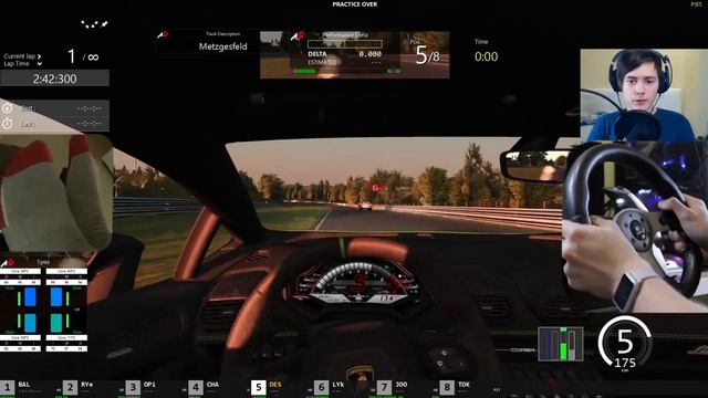 САМАЯ ОПАСНАЯ ТРАССА на ДОРОГИХ СУПЕРКАРАХ | Assetto Corsa Nordschleife | DESTIMAGE смотреть онлайн