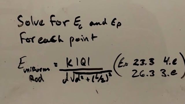 Problem 23.9 - Uniform charge of a rod смотреть онлайн