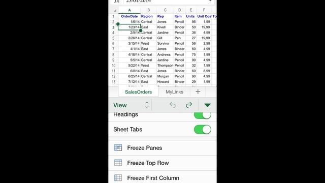 Excel for iPhone overview смотреть онлайн