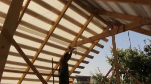 Влог: Стропильная система.Установка затяжек(Ригель).