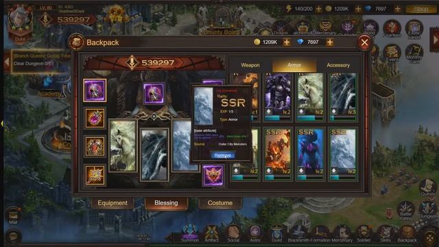 Eternal Fury: New Equipment Blessing And Mercenary Relic Features! смотреть онлайн
