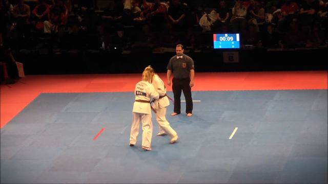 EC2017 Kumite Women +60 kg Finale Monika Ryžkovaitė Lithuania AKA Vs Sara Hägge Sweden SHIRO смотреть онлайн