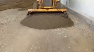 Планировка передним ковшом