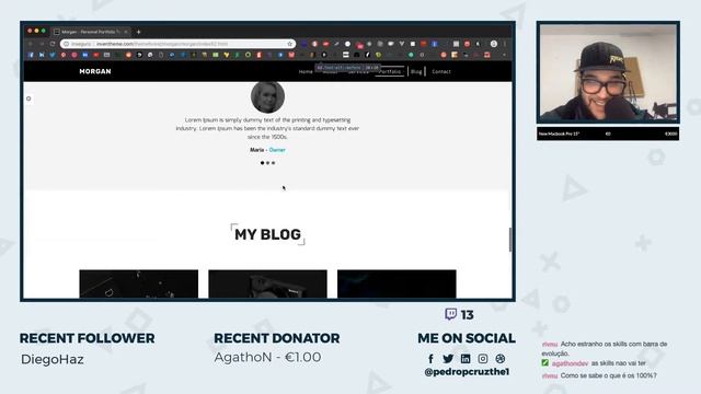 [PT/EN] Coding Website for a Client - ERISING.PT with React/Styled-Components! Follow && Sub смотреть онлайн