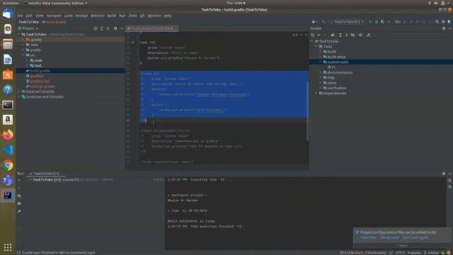 Start with Gradle Project(IntelliJ IDEA+Gradle+Java)- Part 1 смотреть онлайн