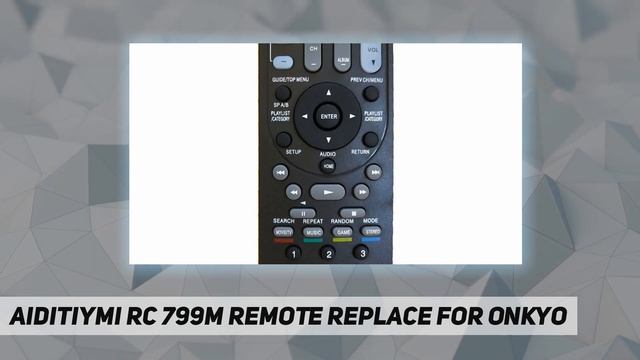 AIDITIYMI RC 799M Remote Replace for Onkyo - Review 2023 смотреть онлайн