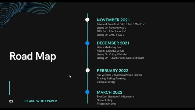 Roteiro e plano do projeto SplashSwap смотреть онлайн