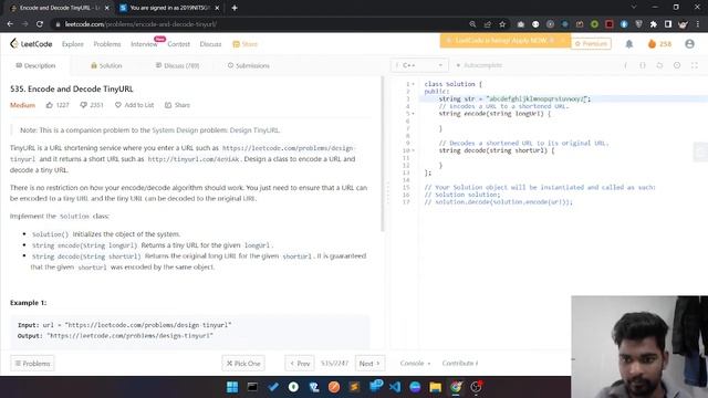 535. Encode and Decode TinyURL | Leetcode Solution смотреть онлайн