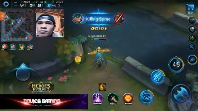 novice gaming use menerva hero in heroes evolved смотреть онлайн