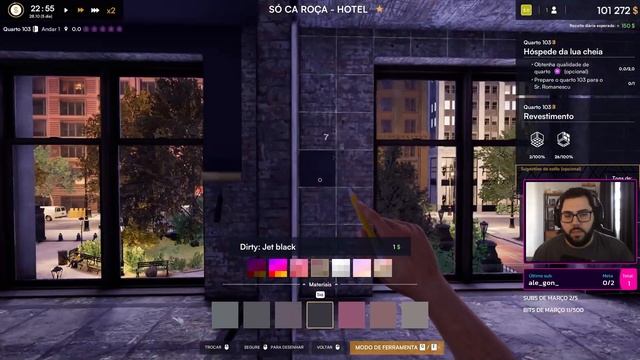 O QUARTO DO SR. VLADINELSON - Jogando Hotel Renovator #2 | Lives do feliiperama смотреть онлайн