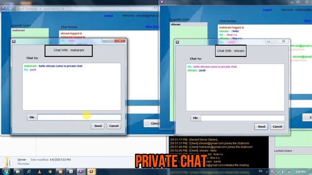 Lab Monitoring and Chatting app Java project Using Single Computer with full source code, Swing, AW смотреть онлайн