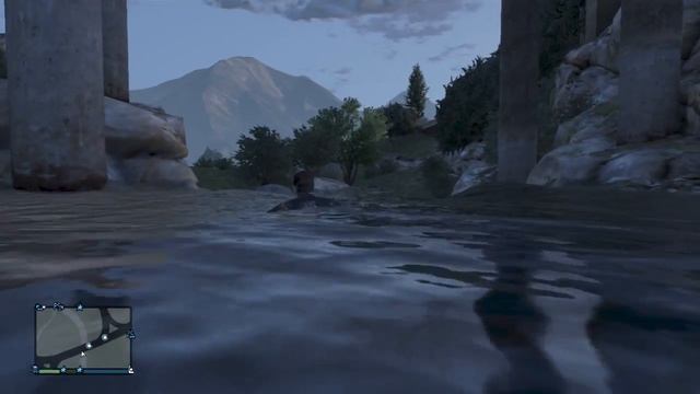 How Not To Swim & Fence Car Glitch - GTA5 Online смотреть онлайн