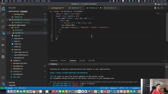 สอนการ Mock API ด้วย MSW บน React Ep 1# - For Development смотреть онлайн