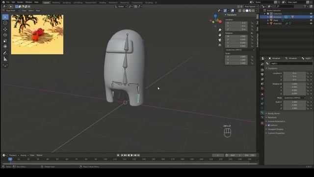 Among Us 3D Animation in Blender смотреть онлайн