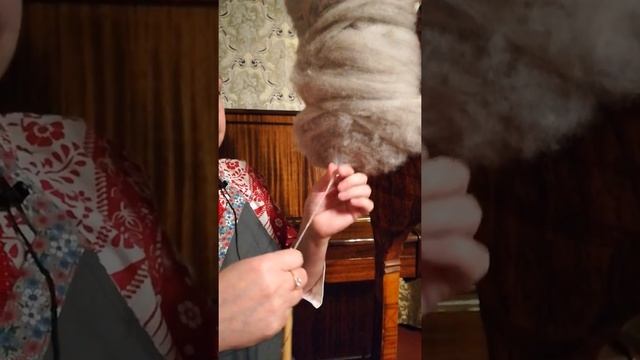 Прядение по русски. Замочек на веретено. смотреть онлайн